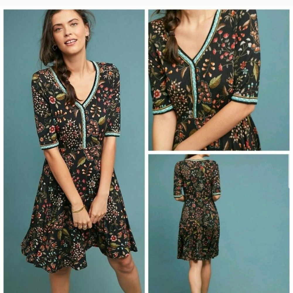 Aldomartins floral print dress sz L